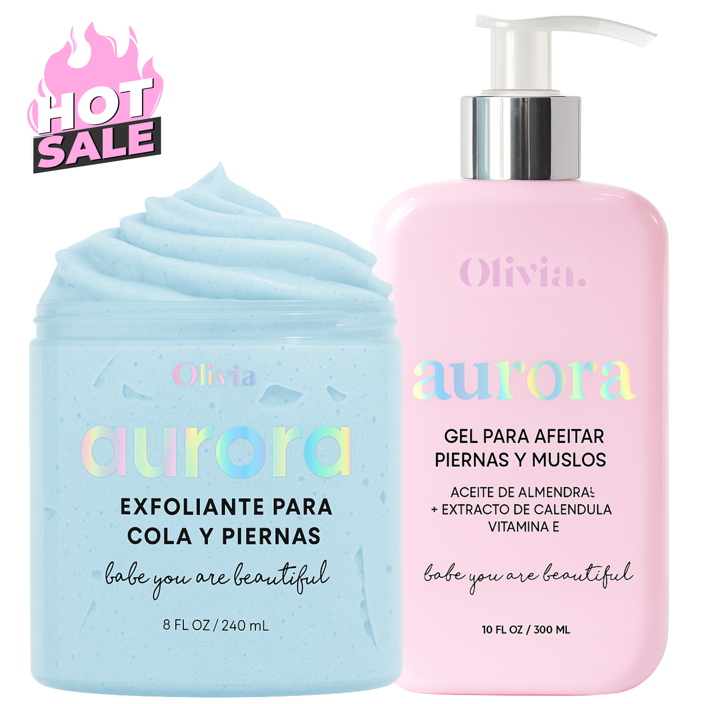Kit Piernas Suaves | Exfoliante + Gel para Afeitar