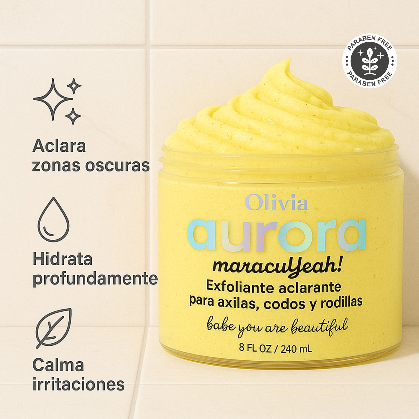 Exfoliante Aclarante de Maracuyá