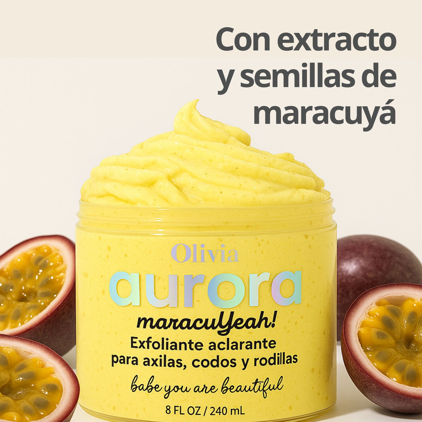 Exfoliante Aclarante de Maracuyá