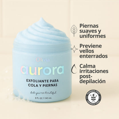 Exfoliante azul para Piernas y Cola - 240ml