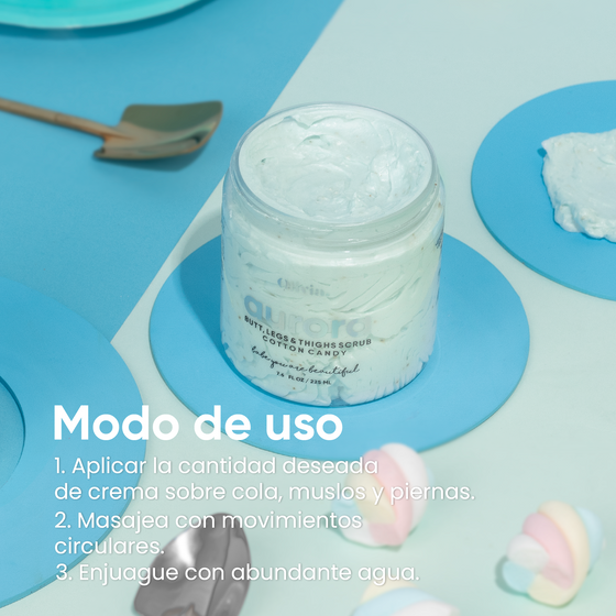 Exfoliante Azul - Piernas y Cola