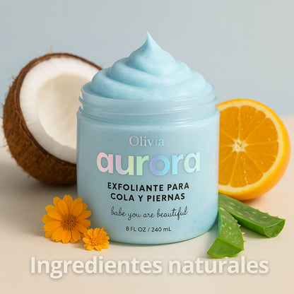Exfoliante azul para Piernas y Cola - 240ml