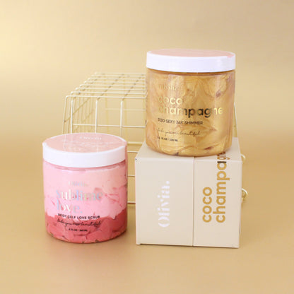 Rutina: Exfoliante + Brillo Corporal
