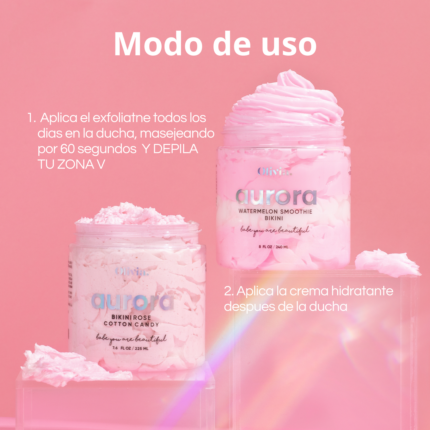 KIT Zona V, Exfoliante y Crema hidratante Bikini