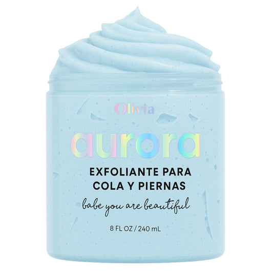 Exfoliante azul para Piernas y Cola