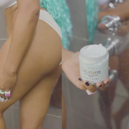 Exfoliante azul para Piernas y Cola - 240ml